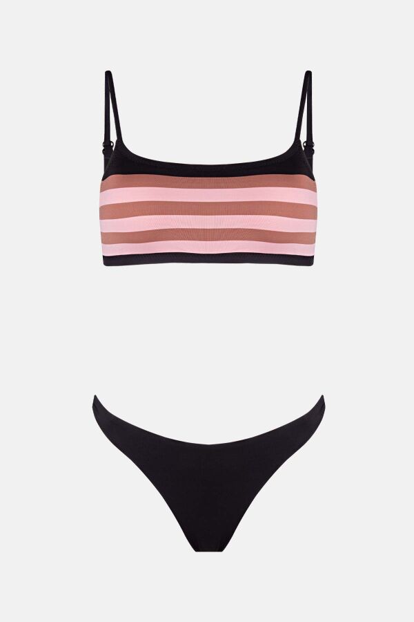 Ayyıldız 4623 Kahverengi Pembe Bikini Takımı - 4