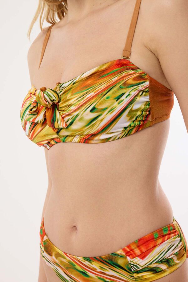 Ayyıldız 4624 Turuncu Kapsız Toparlayıcı Bikini Takımı - 3