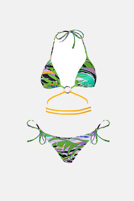 Ayyıldız 4626 Yeşil Desenli Bikini Takımı - 4