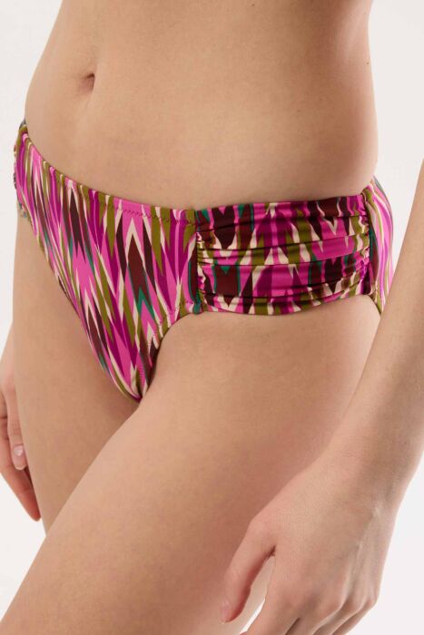 Ayyıldız 4627 Fuşya Balenli Toparlayıcı Bikini Takımı - 4