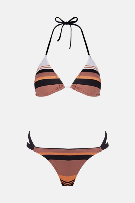 Ayyıldız 4631 Siyah Kahverengi Bikini Takımı - 4