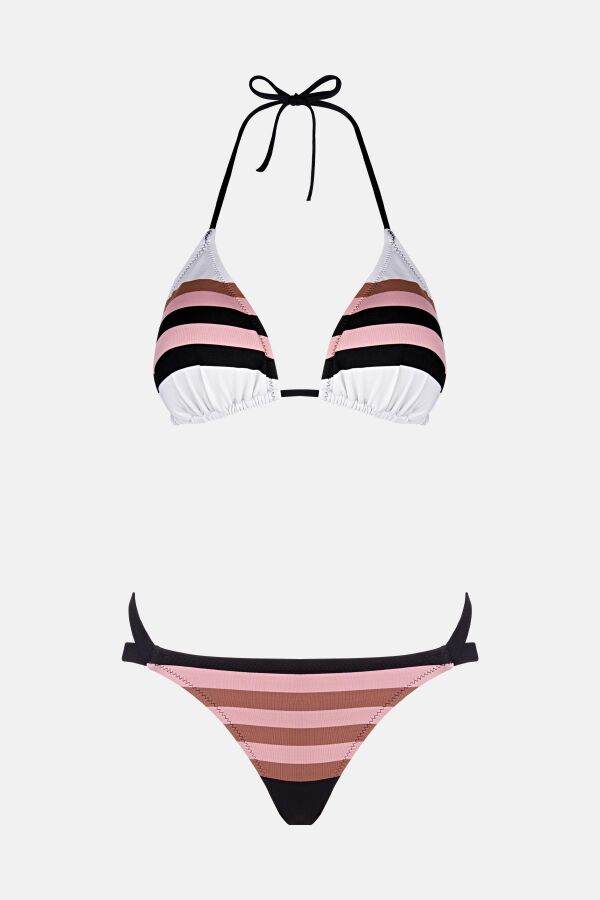 Ayyıldız 4631 Kahverengi Pembe Bikini Takımı - 4