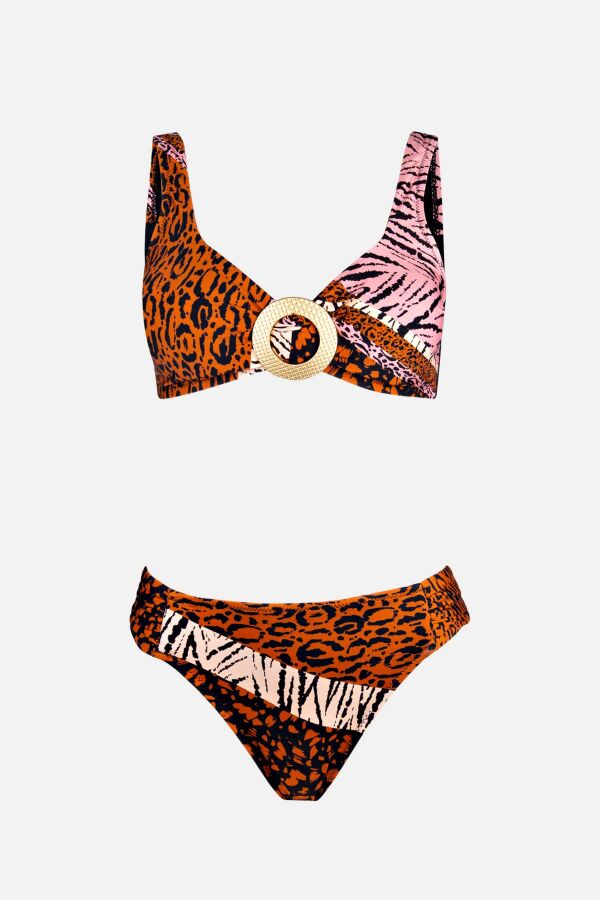 Ayyıldız 4632 Kahve Toparlayıcı Bikini Takımı - 4