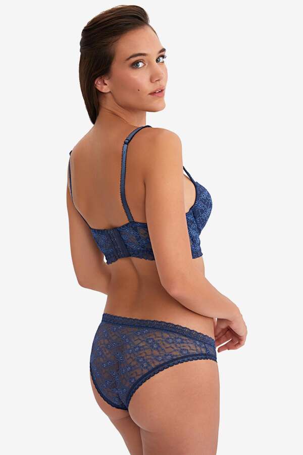 Ayyıldız 464 Lacivert Büstiyer Takım - 2