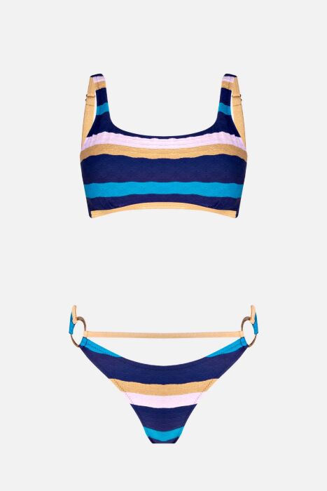 Ayyıldız 4640 Lacivert Atlet Bikini Takımı - 4