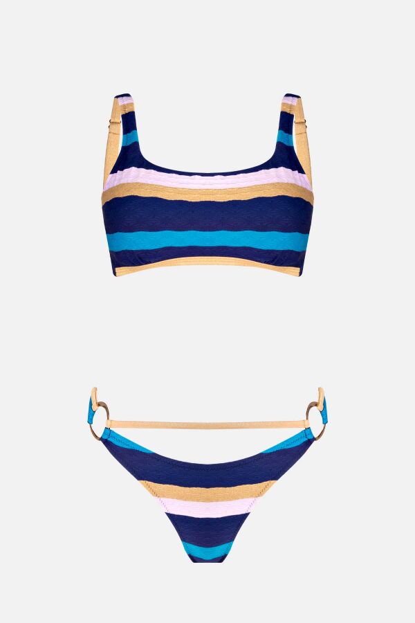 Ayyıldız 4640 Lacivert Atlet Bikini Takımı - 4