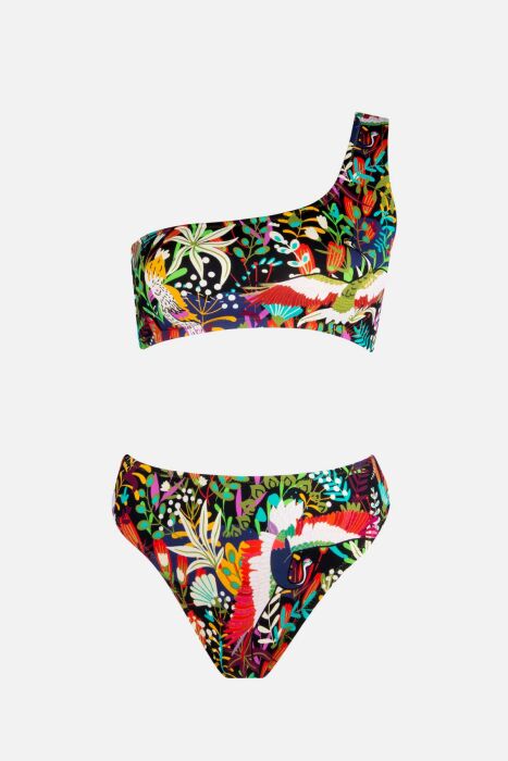 Ayyıldız 4650 Yeşil Desenli Bikini Takımı - 4