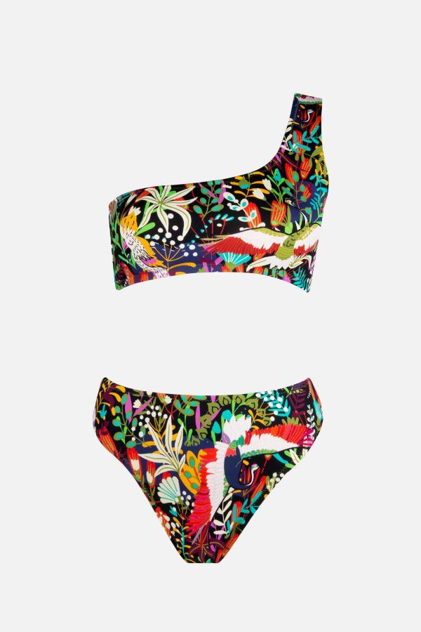 Ayyıldız 4650 Yeşil Desenli Bikini Takımı - 4