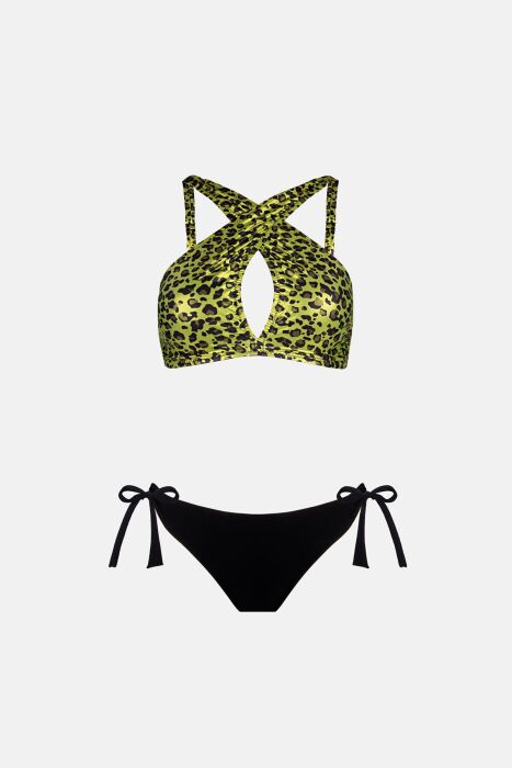 Ayyıldız 4653 Parlak Yeşil Bikini Takımı - 5