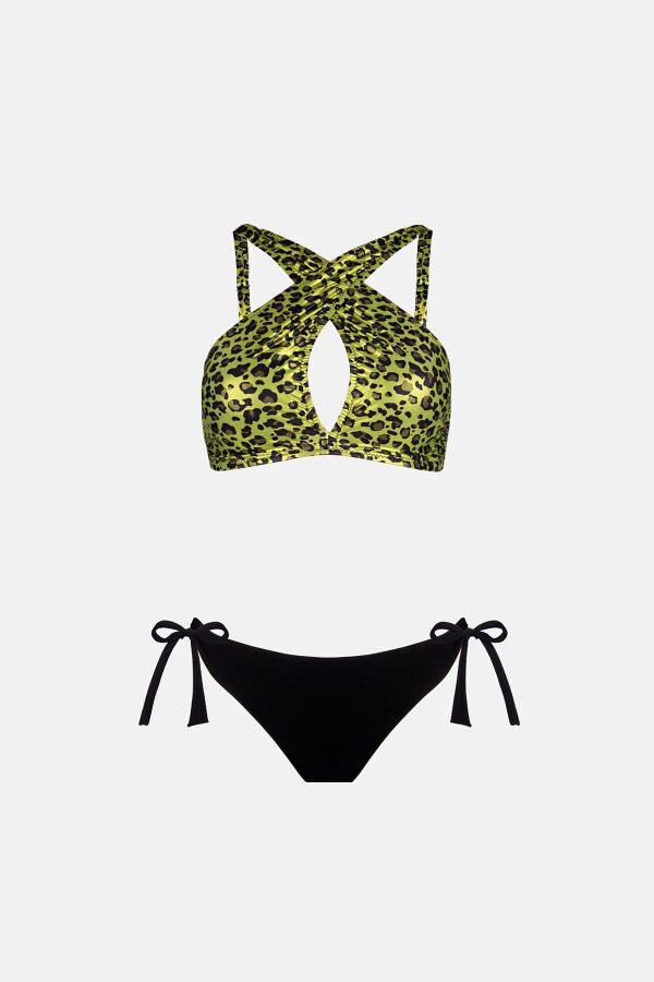 Ayyıldız 4653 Parlak Yeşil Bikini Takımı - 5