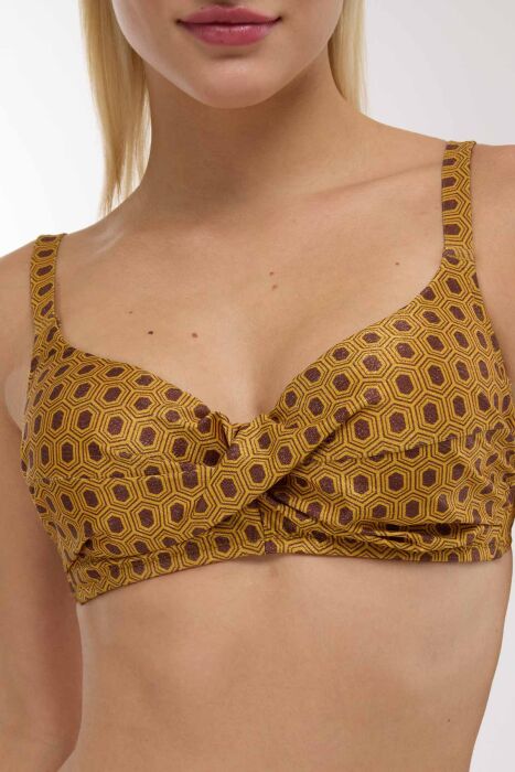 Ayyıldız 5605 Gold Simli Toparlayıcı Bikini Takımı - 2
