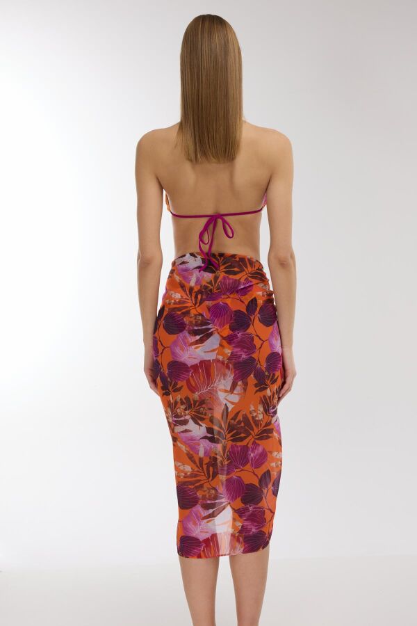 Ayyıldız 4804 Pembe Turuncu Pareo - 3