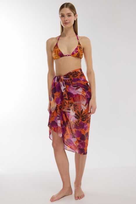 Ayyıldız 4804 Pembe Turuncu Pareo - AYYILDIZ