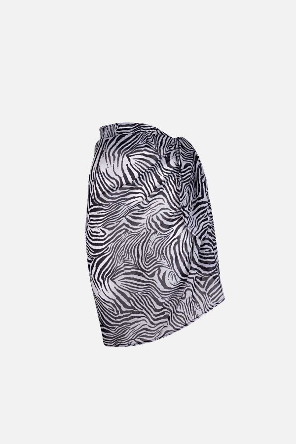 Ayyıldız 4804 Zebra Desenli Pareo - 4