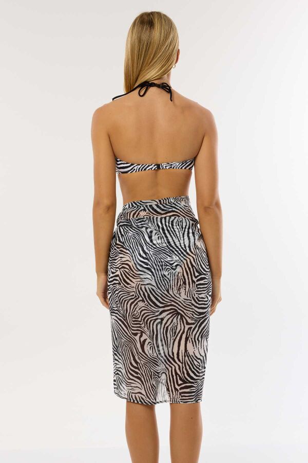 Ayyıldız 4804 Zebra Desenli Pareo - 3