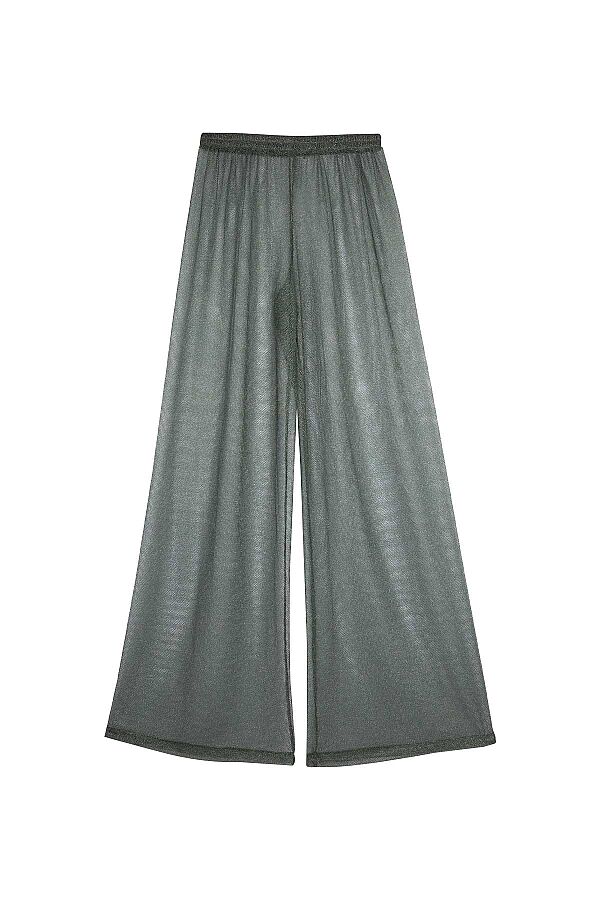 Ayyıldız 4824 Yeşil Simli Plaj Pantolonu - 3