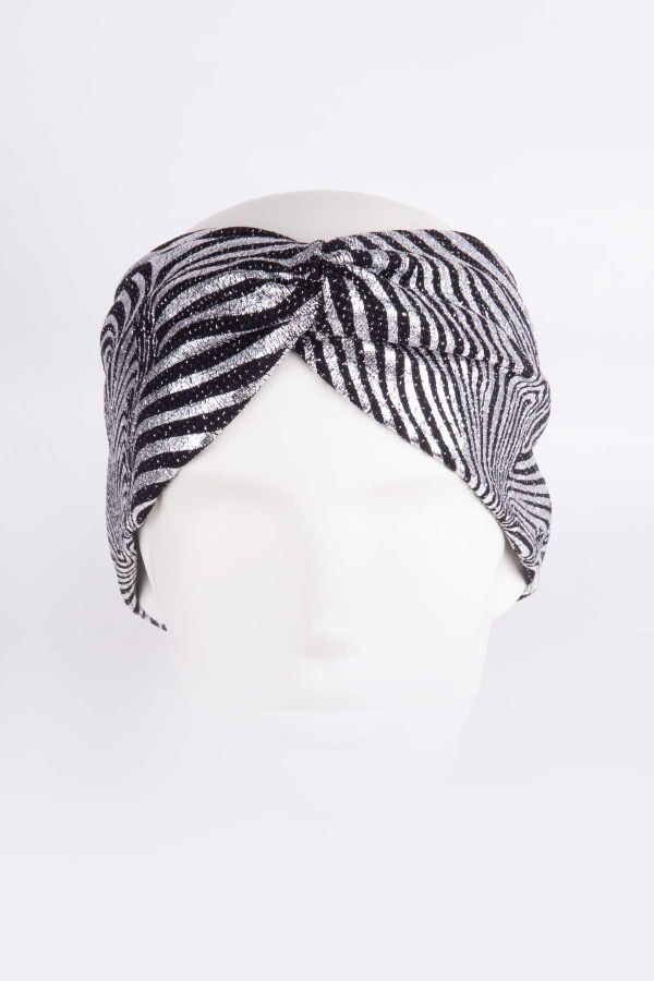 Ayyıldız 4826 Gümüş Yaldızlı Bandana - 1