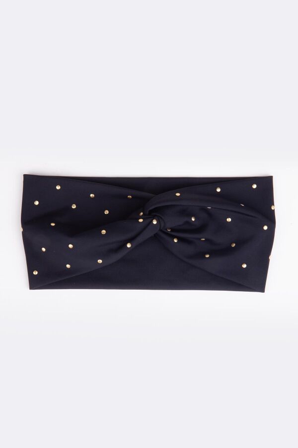 Ayyıldız 4825 Siyah Gold Bandana - 2