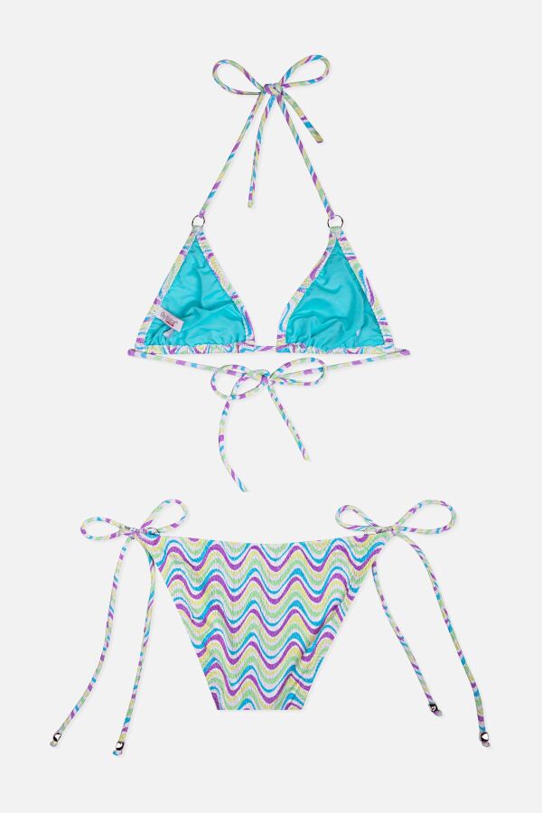 Ayyıldız 4903 Mor Üçgen Kız Çocuk Bikini Takımı - 2