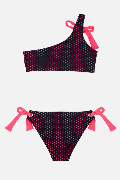 Ayyıldız 4904 Pembe Tek Omuz Kız Çocuk Bikini Takımı - 2