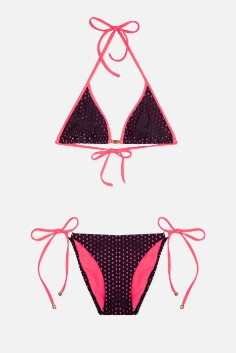 Ayyıldız 4905 Pembe Üçgen Kız Çocuk Bikini Takımı - 1