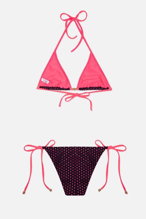 Ayyıldız 4905 Pembe Üçgen Kız Çocuk Bikini Takımı - 2