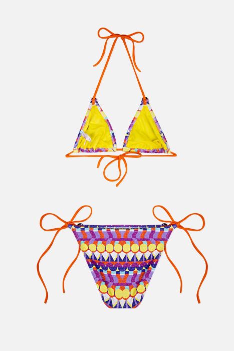 Ayyıldız 4908 Mor Üçgen Kız Çocuk Bikini Takımı - 2