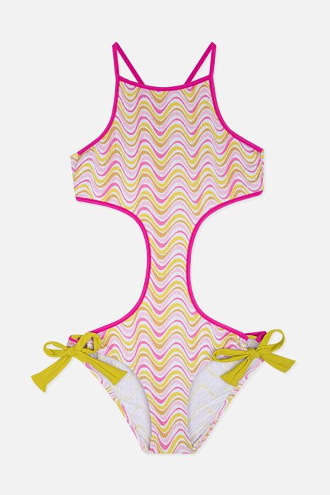 Ayyıldız 4950 Pembe Kız Çocuk Mayokini - AYYILDIZ