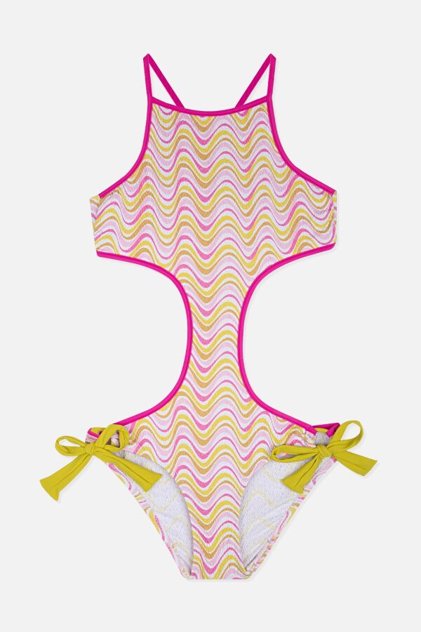 Ayyıldız 4950 Pembe Kız Çocuk Mayokini - 1