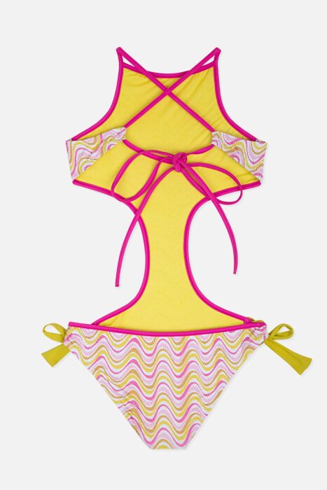 Ayyıldız 4950 Pembe Kız Çocuk Mayokini - AYYILDIZ (1)