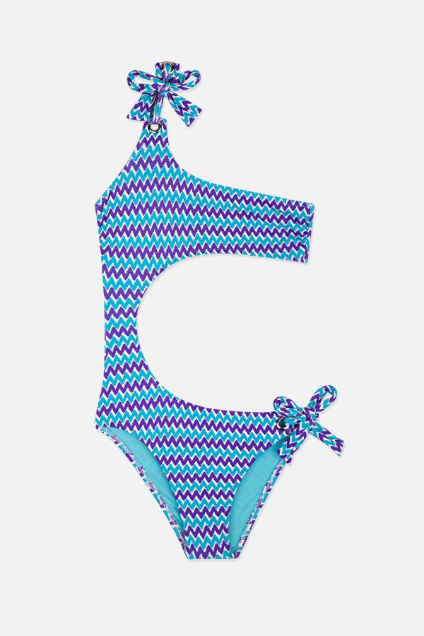 Ayyıldız 4953 Mavi Kız Çocuk Mayokini - 1