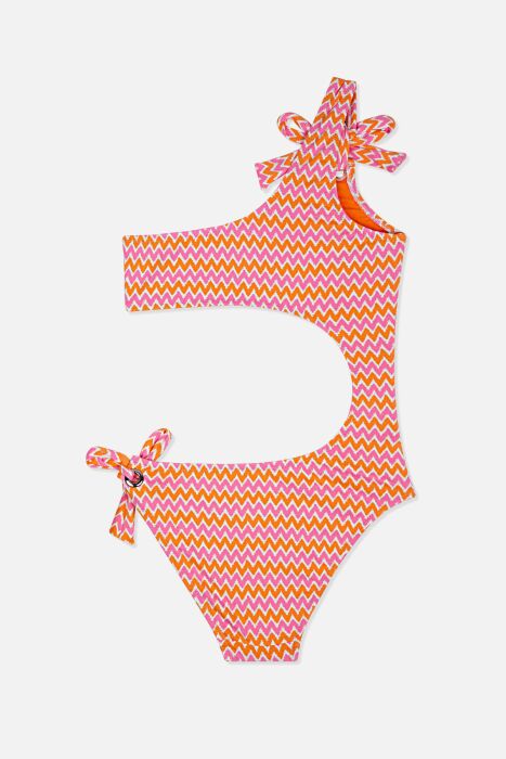 Ayyıldız 4953 Turuncu Kız Çocuk Mayokini - AYYILDIZ