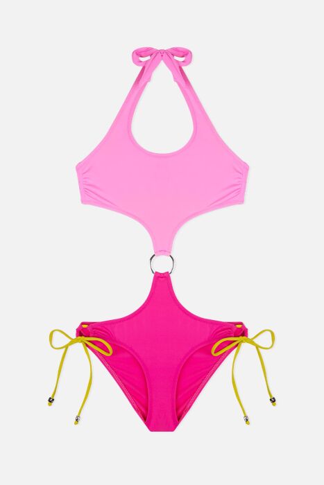 Ayyıldız 4957 Fuşya Kız Çocuk Mayokini - 1