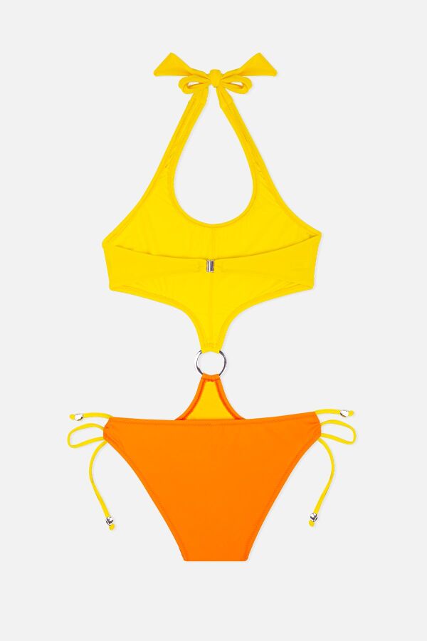 Ayyıldız 4957 Turuncu Kız Çocuk Mayokini - 2