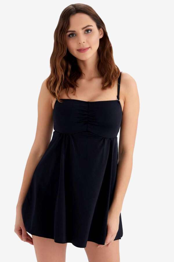 Ayyıldız 49611 Siyah Etekli Mayo - 1