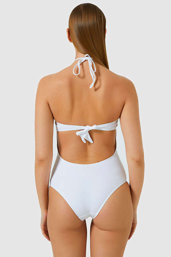 Ayyıldız 5001 Beyaz Straplez Mayo - 2