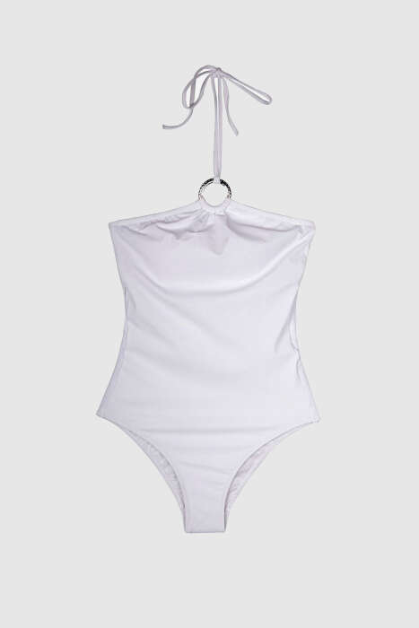 Ayyıldız 5001 Beyaz Straplez Mayo - 4