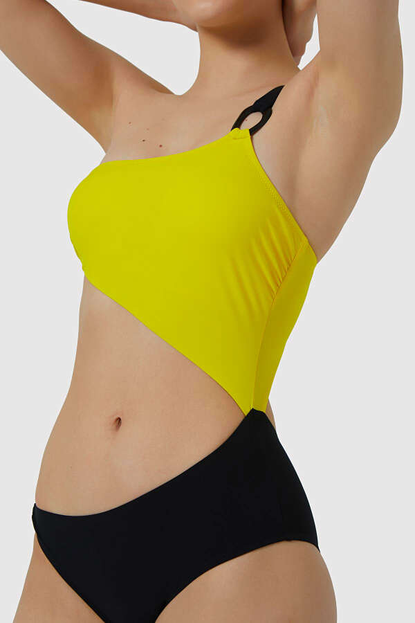 Ayyıldız 3037 Siyah Sarı Mayokini - 3