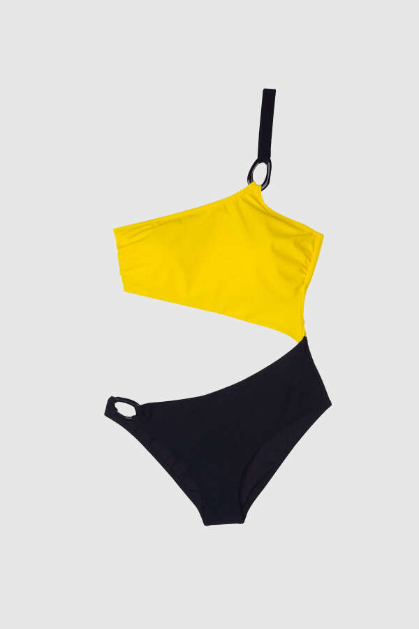 Ayyıldız 3037 Siyah Sarı Mayokini - 4