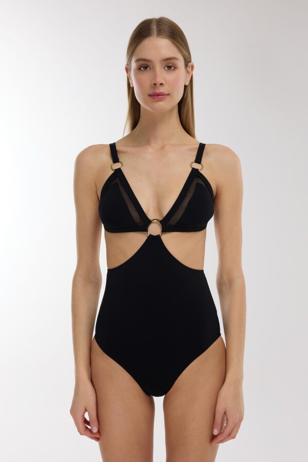 Ayyıldız 5146 Siyah Mayokini - 1