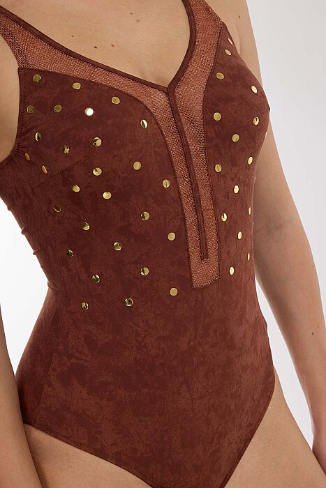 Ayyıldız 5145 Kahverengi V Yaka Mayo - 2