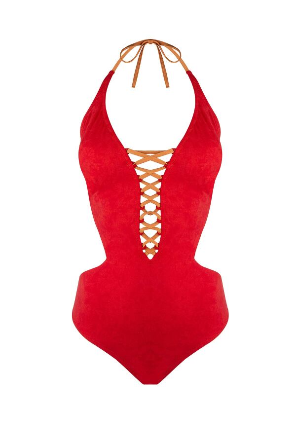 Ayyıldız 5148 Koral Boyundan Bağlamalı Mayokini - 4