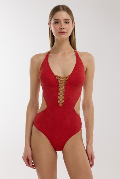 Ayyıldız 5148 Koral Boyundan Bağlamalı Mayokini - AYYILDIZ