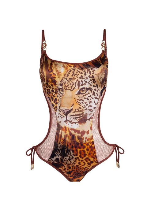 Ayyıldız 5206 Leopar Desenli Mayokini - 5