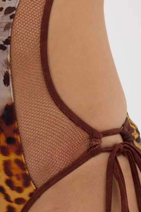 Ayyıldız 5206 Leopar Desenli Mayokini - 3