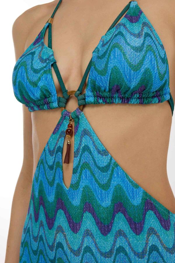 Ayyıldız 5211 Mavi Simli Mayokini - 2