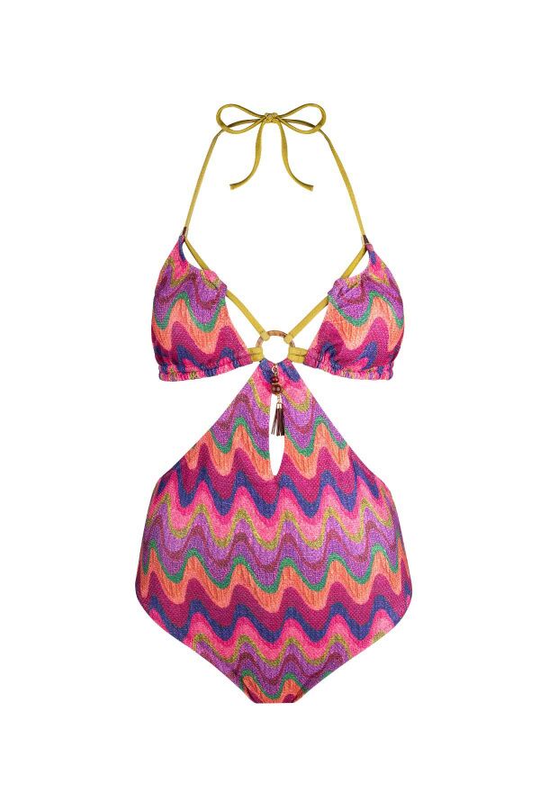 Ayyıldız 5211 Pembe Simli Mayokini - 4