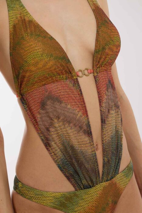 Ayyıldız 5219 Yeşil Boyundan Bağlamalı Mayokini - AYYILDIZ (1)