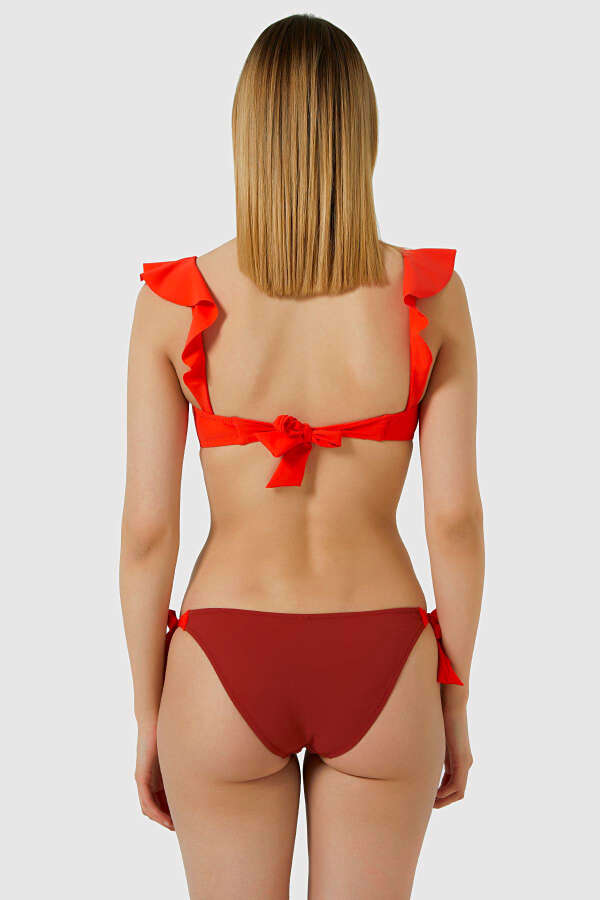 Ayyıldız 5400 Kiremit Fırfırlı Bikini Takımı - 2