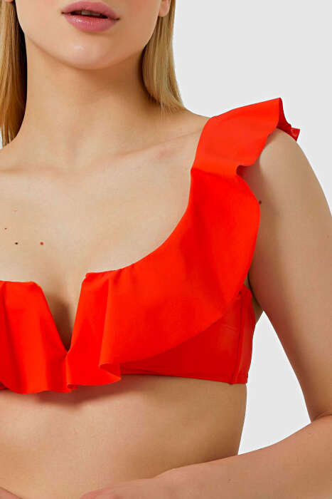 Ayyıldız 5400 Kiremit Fırfırlı Bikini Takımı - 3